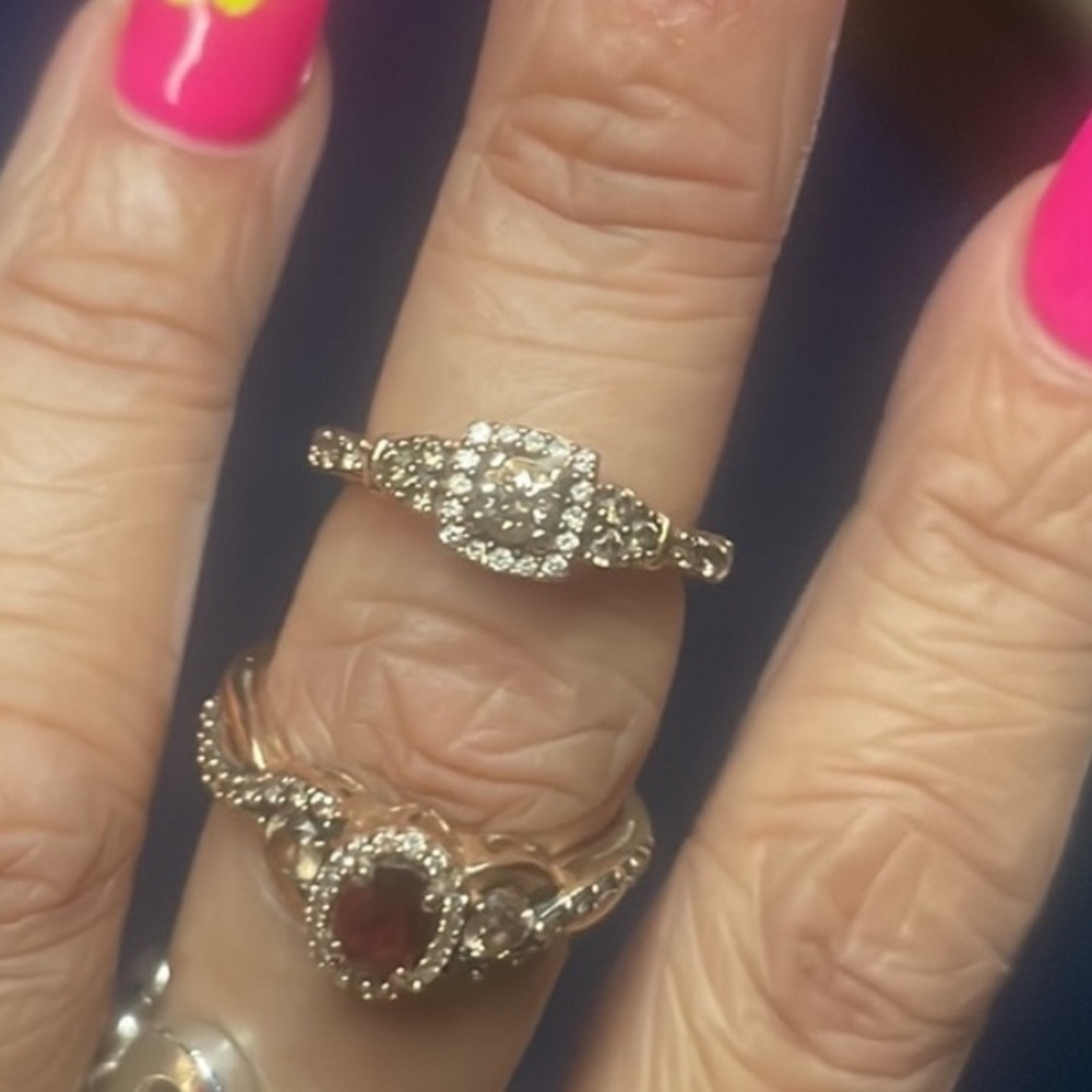 Chocolate diamond 14 K rose gold Levian ring - Picture 12 of 15